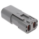 ITT Cannon 132066-4200 Connector Female Unshrouded 4 Contacts Right Angle