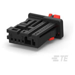 TE Connectivity 2333104-1 NanoMQS 4Pos Female Unshrouded Connector