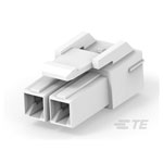 TE Connectivity 2408780-2 Plug Housing 2P White 6.2 Pitch Inner Lock Shrouded