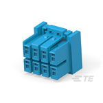 TE Connectivity 2420266-8 HCI Socket Female Unshrouded Blue 2X4P Pitch 4.0