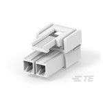 TE Connectivity 3-2408780-2 Plug Housing 2P White Male Unshrouded Outer Lock