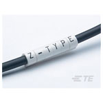 TE Connectivity EC1058-000 Wire Marker Push On Pre Printed L Black White 6.3