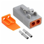 Amphenol ATP ATP06-2S-KIT01 Connector Female Crimp 2POS 12-14AWG