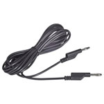 VOLTCRAFT MS5SW Test lead  Banana jack 4 mm 5.00 m Black