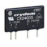 Sensata Crydom CXE240D5R SSR Relay PCB Mount SIP 280VAC 5A 15-32VDC