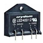 Sensata Crydom LS240D12R SSR Relay PCB Mount SIP 280VAC 12A 4-10VDC In