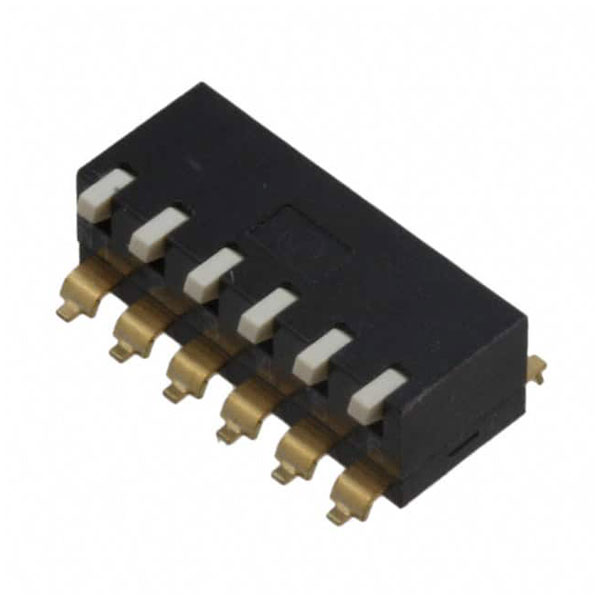 Omron A6SR0015C SMT Low Profile DIP Switch 6PST 6 Switches Momentary