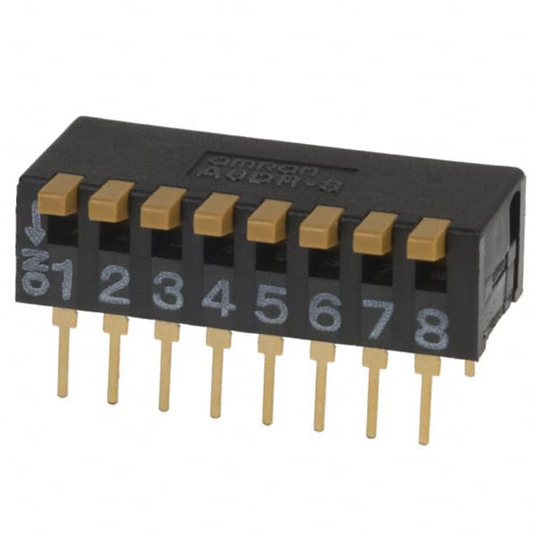 Omron A6DR0140H DIP Switch Rotary PCB SP4T Surface Mount Compact