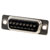 RVFM DS1033-15 MBNSISS 15 Way Solder Lug D Connector Plug