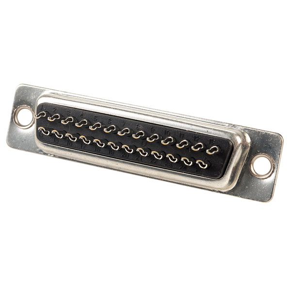 15-Way D Sub Connector Female Socket Connector Solder Lug