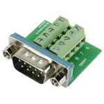 TruComponents 150375 D-SUB plug 90 ° Pins: 9 Screws