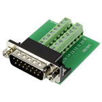 TruComponents 150377 D-SUB plug 90 ° Pins: 15 Screws