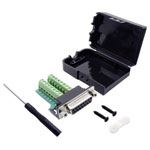 TruComponents 150644 D-SUB receptacle set Pins: 15 Screws