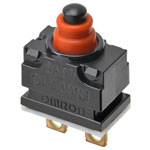 Omron D2GW0021A Micro Switch Compact SPST 0.1A 125VAC Hinge Lever