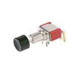 Littelfuse 8161SHAV2BE2 Switches Pushbutton 1P SPDT Off-On Round Cap