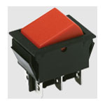 Littelfuse CN202J3RS215Q8 Rocker Switch DPST 16A ON OFF Red