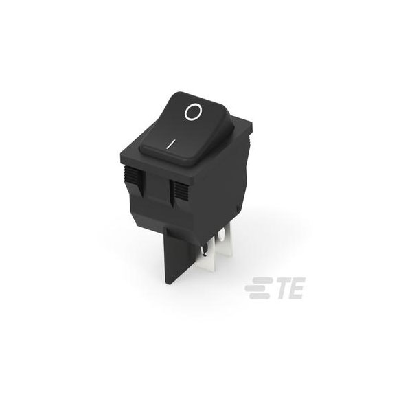 TE Connectivity 1634201-2 Rocker Switch On-Off Black