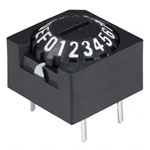 Omron A6A-1601B Rotary Dip Switch Compact 10 Position PCB Mount