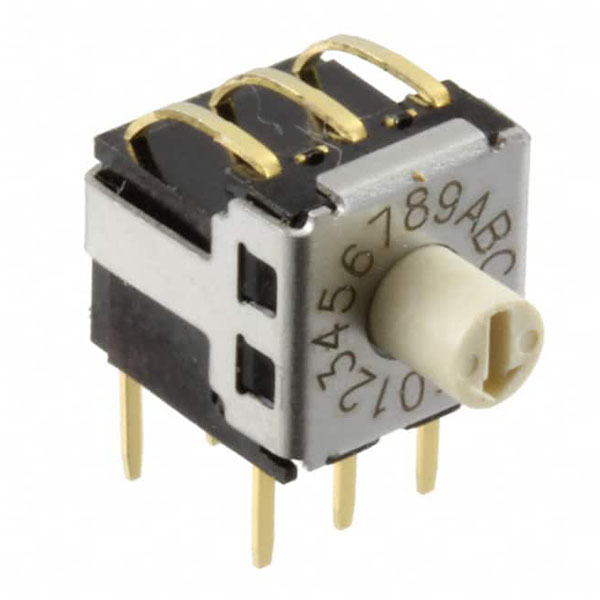 Omron A6K 0004G A6K Rotary DIP Switch 16 Position SMT Rotary Coded