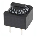 Omron A6A 1602M Rotary Dip Switch 10 Position Through Hole PCB Mount