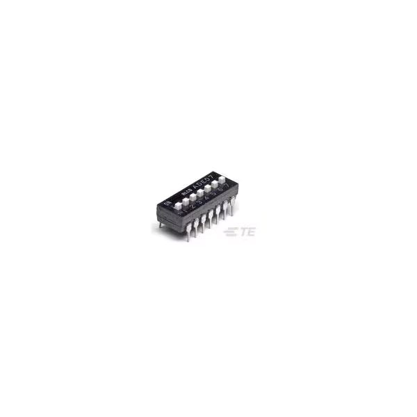 TE Connectivity 1825057-7 DIP Switch SPST 8POS 0.1A 24V Slide T/H