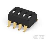 TE Connectivity 2319848-4 DIP Switch End Stack 4P Recess Tube