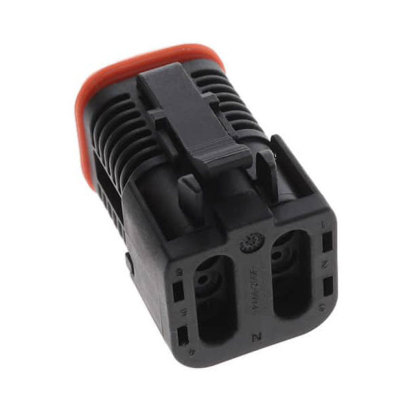 TE Connectivity K1159132 KIS Male Connector Shrouded 3Pin 5A 250V