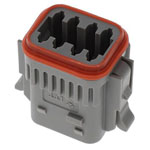ITT Cannon 132066-8122 Connector Female Shrouded High Density Md Crimp