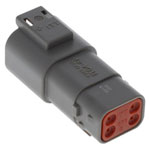 ITT Cannon 132066-4202 Connector Female Shrouded Durable Reliable