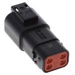 ITT Cannon 132066-4206 Connector Female Shrouded Circular Metal Housing