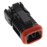 ITT Cannon 132066-2104 Connector Female Unshrouded High Density Pin Grid