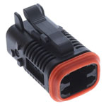 ITT Cannon 132066-4106 Connector Female Unshrouded 10-Pin Straight PCB