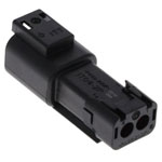 ITT Cannon 132066-2204 Connector Female Shrouded High Density 4Way