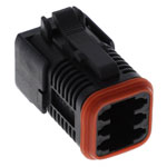 ITT Cannon 132066-6104 Connector Female Shrouded 4Position Signal