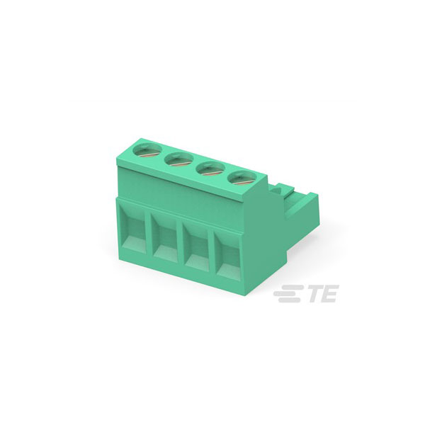 TE Connectivity 796634-2 Terminal Block Right-Angled Plug 2P 5.08M...