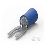 TE Connectivity 52420-1 PIDG Terminal Spade Unshrouded Male 16-14AWG Blue