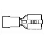 TE Connectivity 61198-2 PIDG FASTON Female Unshrouded 12-10 Wire Range