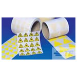 TE Connectivity 4-1768018-8 Labels Industrial Warning High Visibility