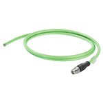 Weidműller 1449470030 Cable 3m PVC 2x1.5mm² Orange 300V