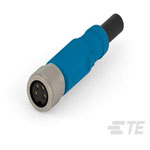 TE Connectivity T4061310004-001 M8 Cable Female 0.5M 4Pos PVC