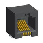 Amphenol 73305-111LF Modular Connector Ethernet Horizontal Female Unshrouded