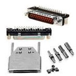 Amphenol ICC 863003ATLF DSub Male Screw Lock 50 Socket