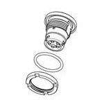 Amphenol Aerospace M55116/9-0 Circular DIN Connectors Male Unshrouded