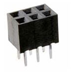 Harwin M22-7140342 Datamate Connector Female Unshrouded 3+3 Pos Vertical