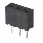 Harwin M22-7130342 Kona 3 Pos Female Unshrouded Vertical Throughboard Connector