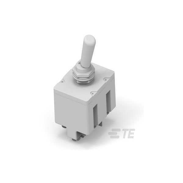 TE Connectivity 08-4-1-14 Toggle Switch 2Pos Double Pole Silver Co...