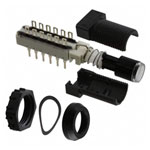 Littelfuse 170100-4503 Pushbutton Switch 4PDT Alt Act Silver