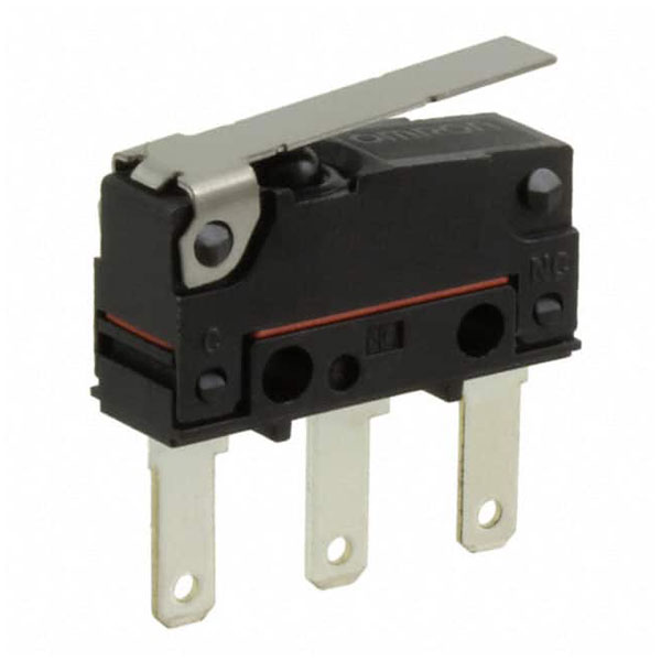 Omron D2SW-P2L1T Miniature Basic Switch SPDT 3A Plunger Actuator