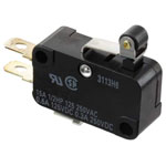Omron V-155-1A6 Snap Acting Limit Switch 15A 250VAC SPDT Hinge Lever