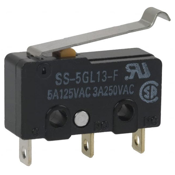 Omron SS-5GL13-F Subminiature Basic Switch Lever Actuator SPDT 5A ...